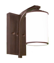  18089 - Lexington 1 - Light White Glass - Sconce - Rubbed Bronze